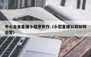 临夏中小企业直播小程序制作（小型直播公司如何运营）